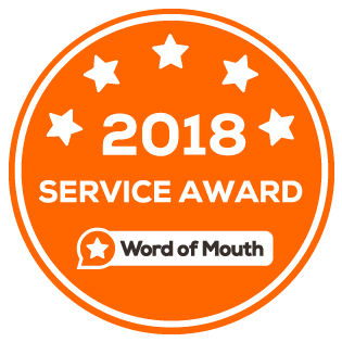 2018 Word of Mouth Service Award Logo